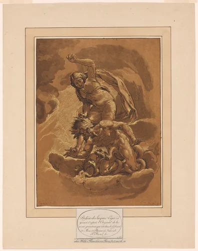The Triumph of Truth over Envy by Maria Katharina Prestel, print, 1781