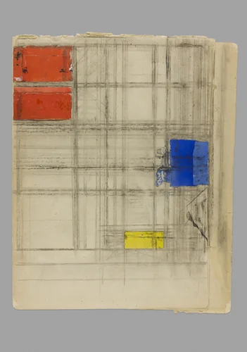 Study for a Composition by Piet Mondrian, other, 1940-1941