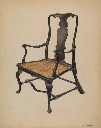 Armchair by Louis Annino, index of american design, 1936