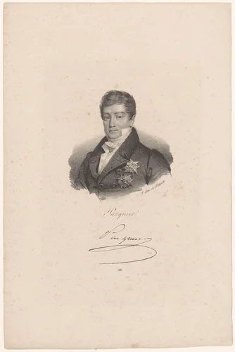 Portret van Étienne-Denis Pasquier by anonymous, print, 1818-1842