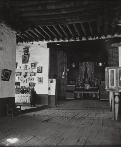 Interior of Mission, Arizona by Ben Wittick, photograph, 1890