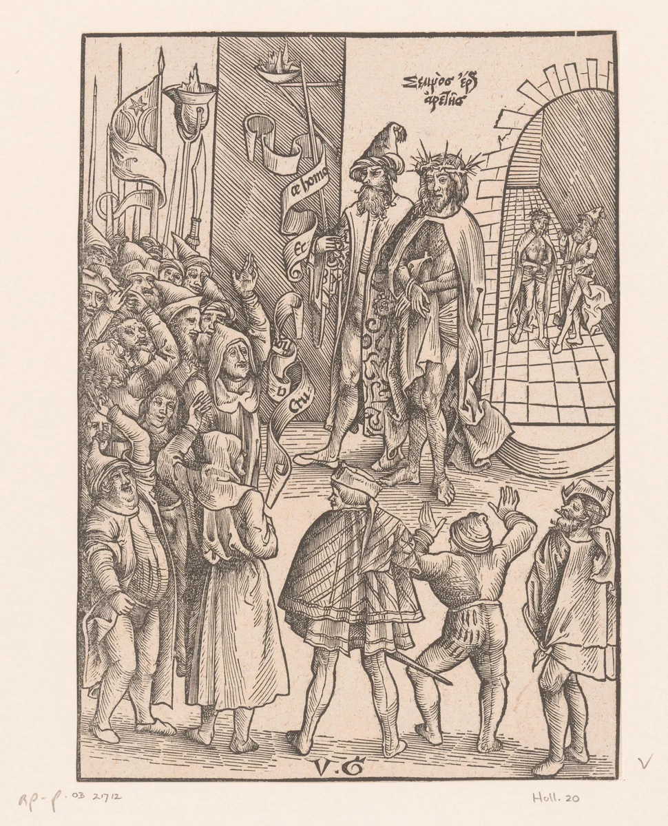 Ecce Homo by anonymous, print, 1506