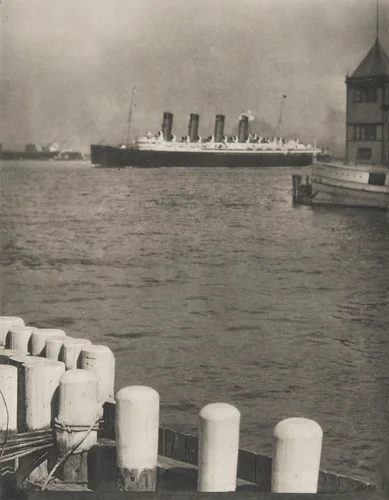 The Mauretania by Alfred Stieglitz, photograph, 1910