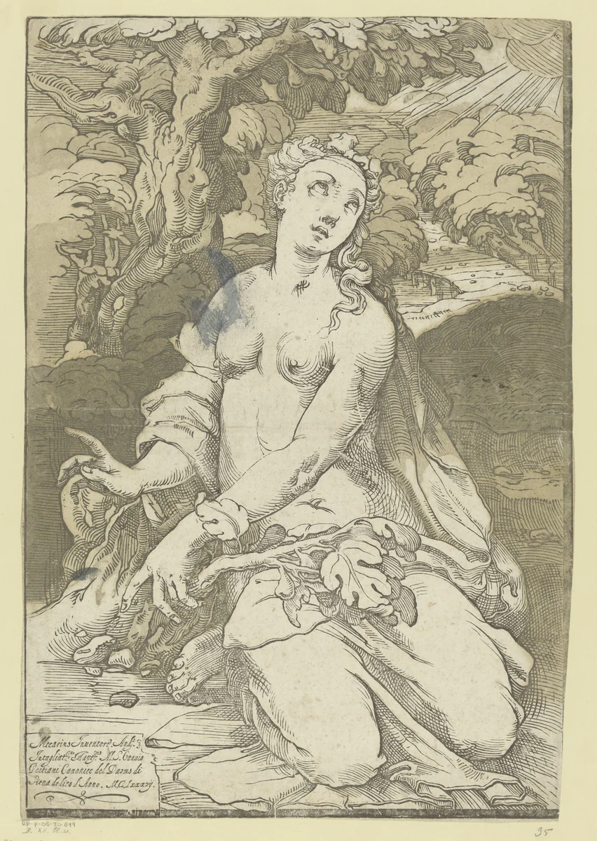 Eva by Unknown, print, 1587