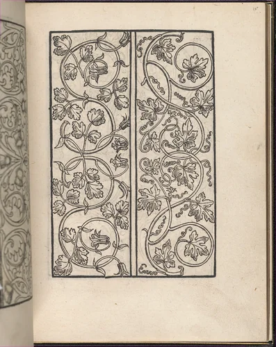 Page from Ein new kunstlich Modelbuch...(Page 15r) by Peter Quentel, book, 1544