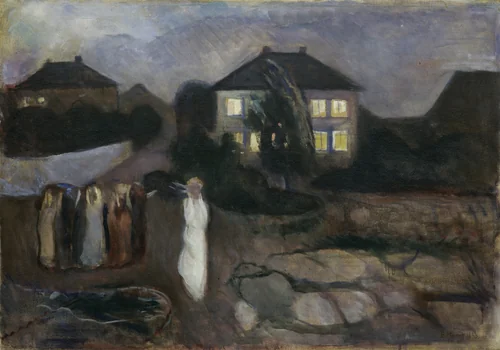 The Storm by Edvard Munch, painting, 1893