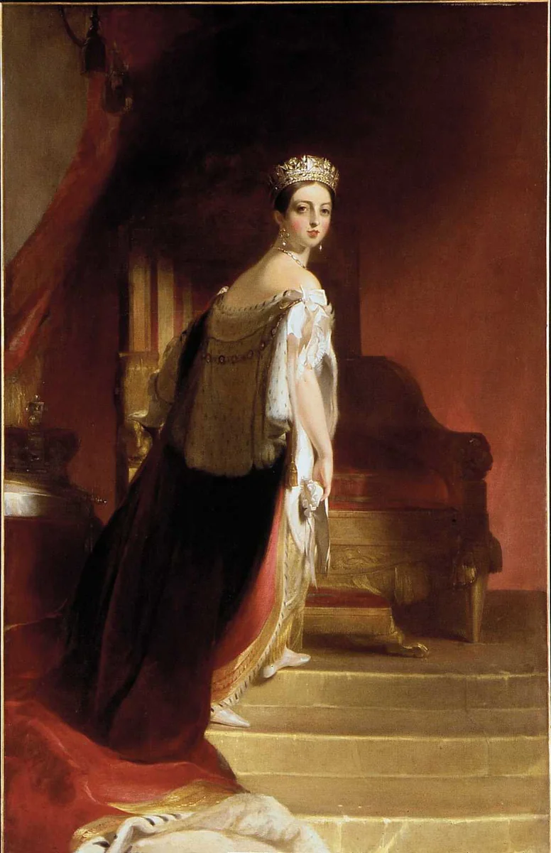 Queen Victoria by Thomas Sully, artwork, 1838