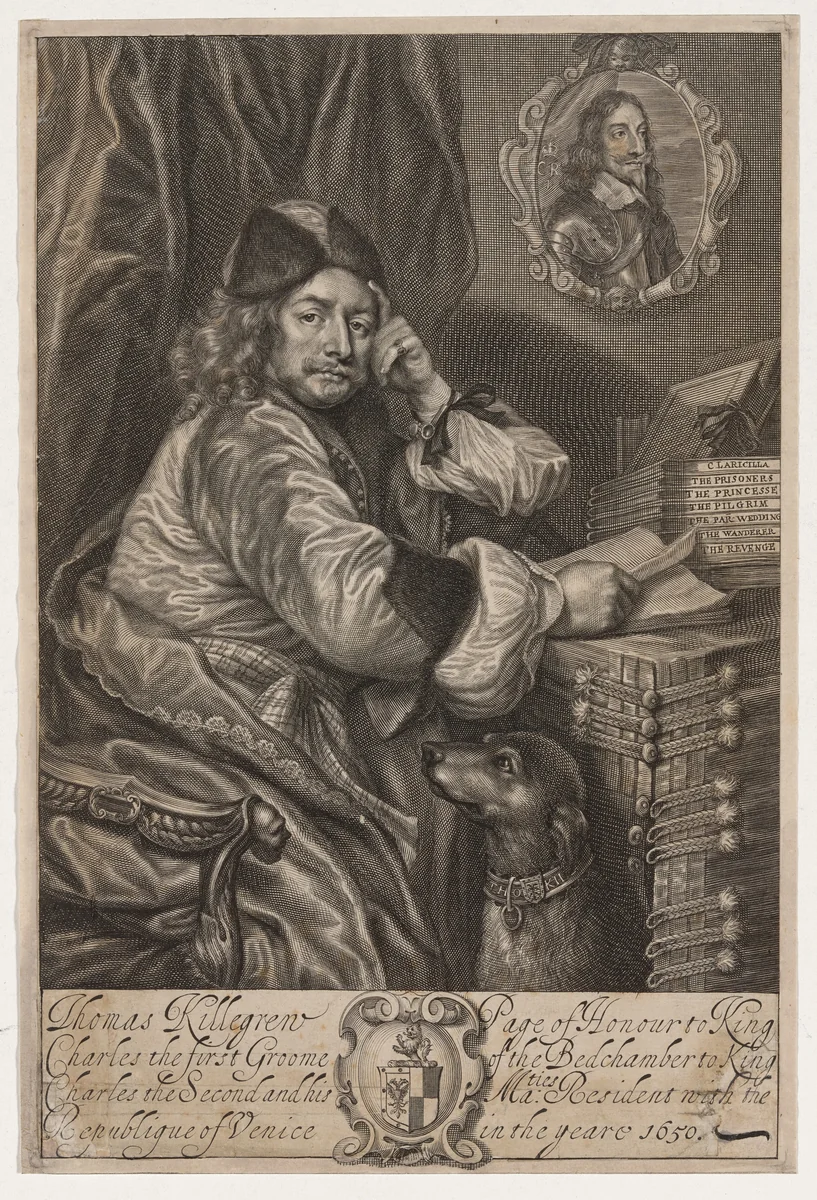 Thomas Killigrew by William Faithorne
William Sheppard, print, 1664