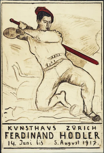Kunsthaus Zürich, Ferdinand Hodler, 14.Juni bis 5. August 1917 by Ferdinand Hodler, design, 1917