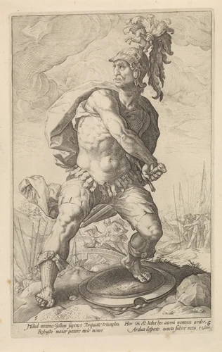 Titus Manlius Torquatus by anonymous, print, 1645-1706