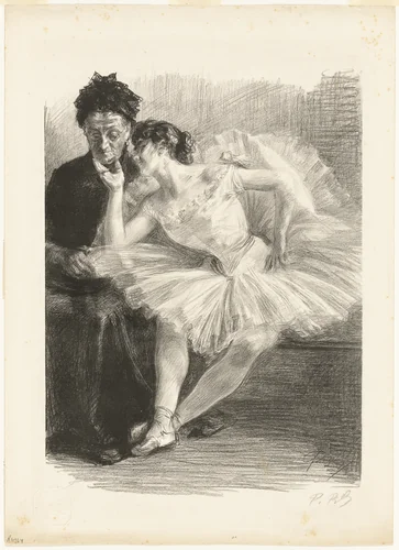 Dancer and Her Mother, from the eighth album of L'Estampe originale by Paul Renouard, print, 1894