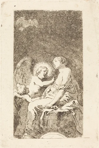 Saint Catherine of Alexandria (Saint Catherine d'Alexandrie) by Jean Honoré Fragonard
Marco Cardisco, print, 1732-1806