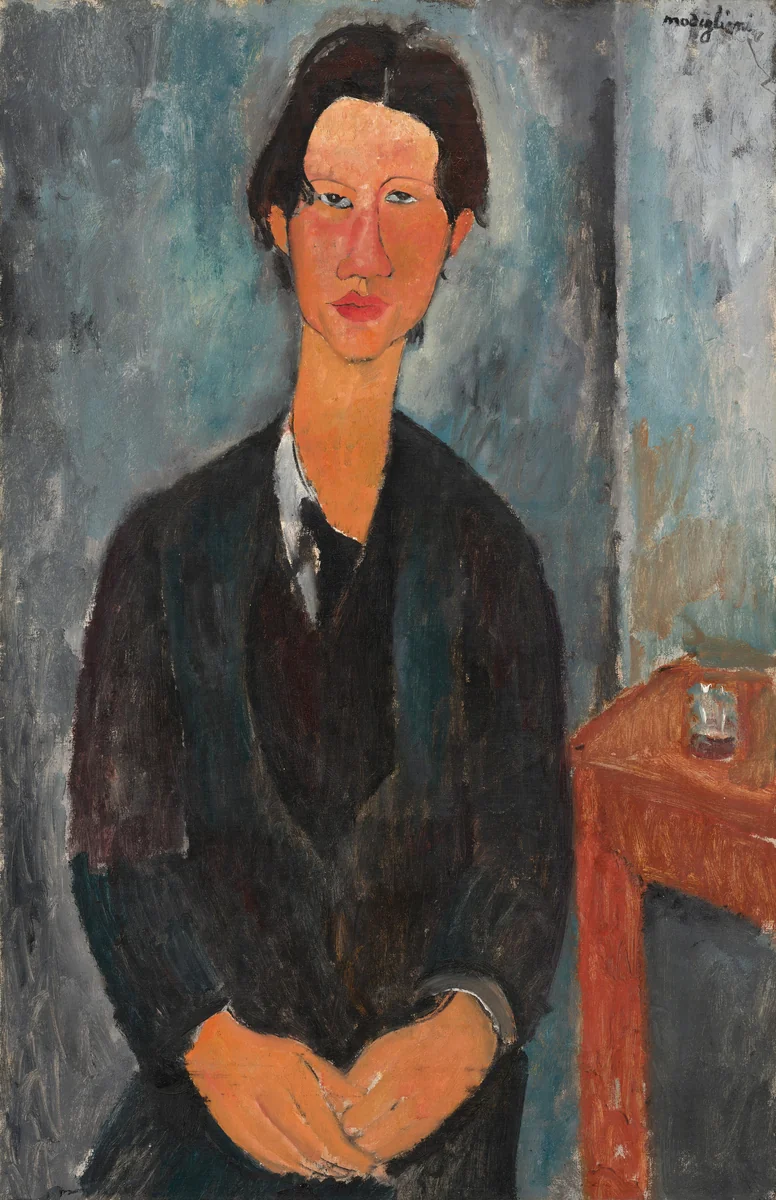 Chaim Soutine by Amedeo Modigliani, painting, 1918