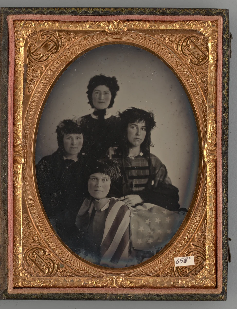 Untitled (Portrait of Four Women) by Unknown maker, other, 1864