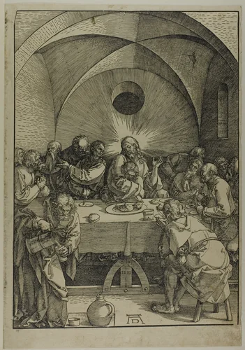 The Last Supper, from The Large Passion by Albrecht Dürer, print, 1510