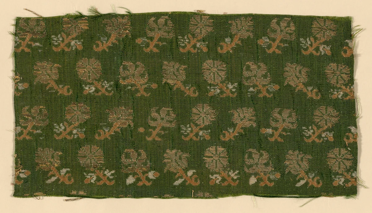 Fragment by Italy, textile, 1625-1675