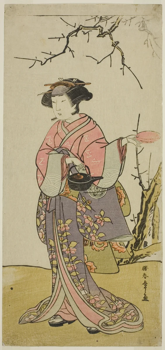 The Actor Yamashita Kinsaku II in an Unidentified role by Katsukawa Shunsho (勝川 春章), print, 1771-1781