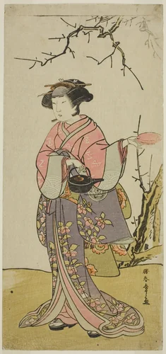 The Actor Yamashita Kinsaku II in an Unidentified role by Katsukawa Shunsho (勝川 春章), print, 1771-1781