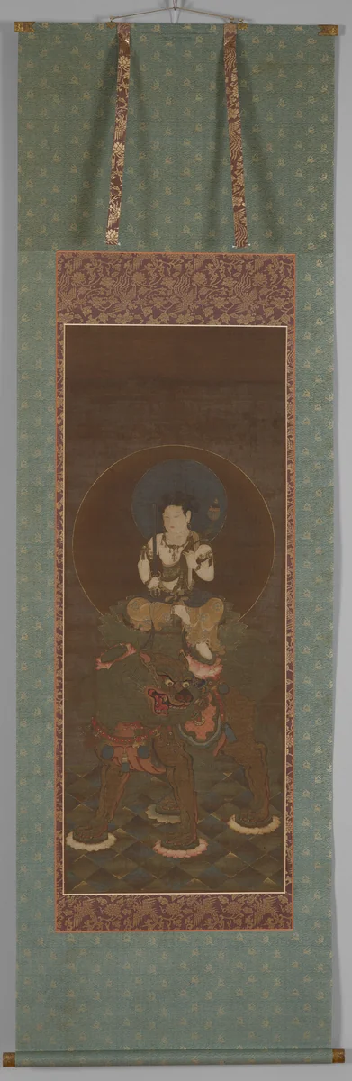 Monju with Five Hair Knots by Unknown, painting, 1275-1399
