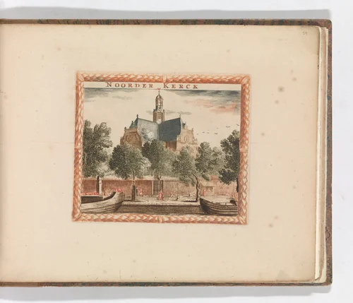 'Noorder Kerck', in: Tooneel Der Voornaamste Nederlands Huizen, En Lust Hoven, Naar T Leven Afgebeeld by Carel Allard, book, 1660-1693