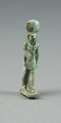 Amulet of the God Re-Horakhty by Egyptian, metalwork, -1069--664