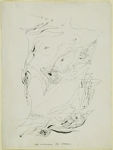 Birth of Birds by André Masson, drawing, 1925