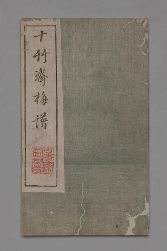 Ten Bamboo Studio Painting and Calligraphy Handbook (Shizhuzhai shuhua pu): Plum Blossoms by Hu Zhengyan, print, 1633