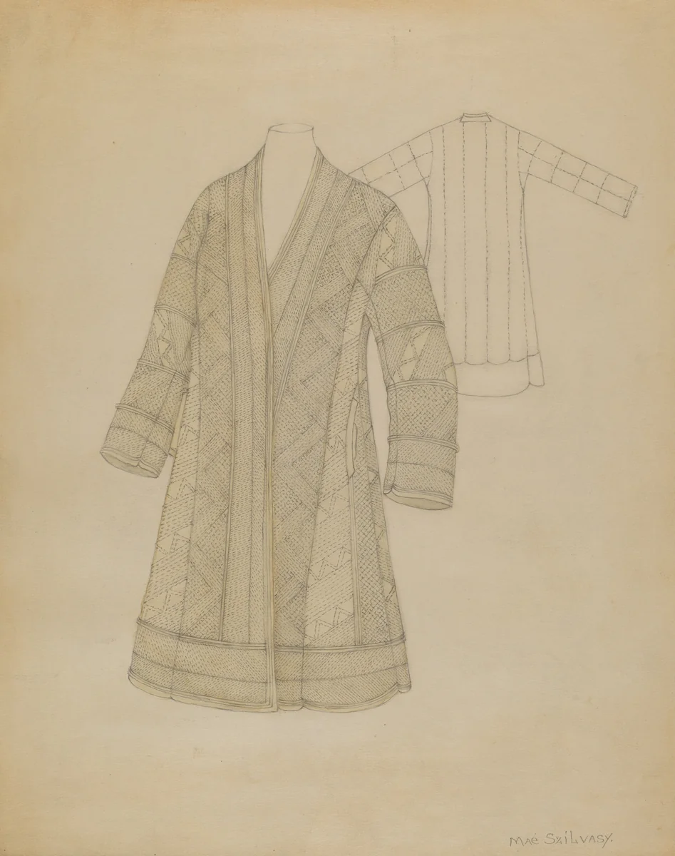 Coat by Mae Szilvasy, index of american design, 1935-1942