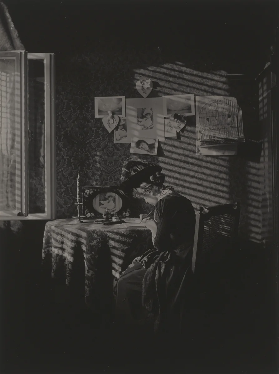 Sun Rays—Paula, Berlin by Alfred Stieglitz, photograph, 1889