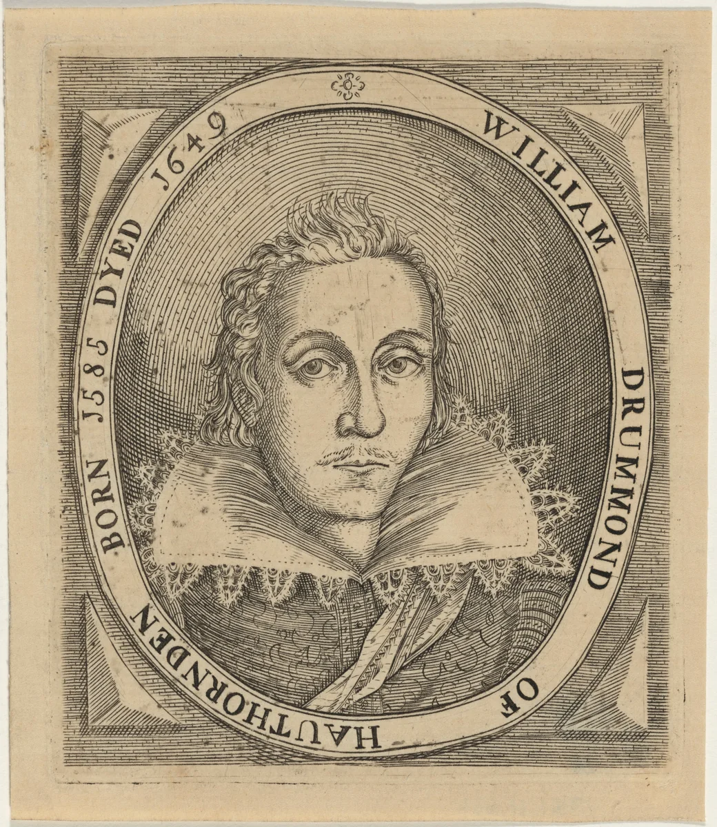 William Drummond of Hawthornden by Robert Gaywood, print, 1600-1710