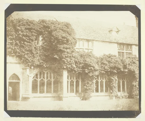 Cloisters of Lacock Abbey by William Henry Fox Talbot, photograph, 1846-1849