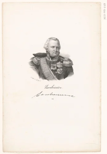 Portret van Jean Ambroise Baston de Lariboisière by anonymous, print, 1818-1842