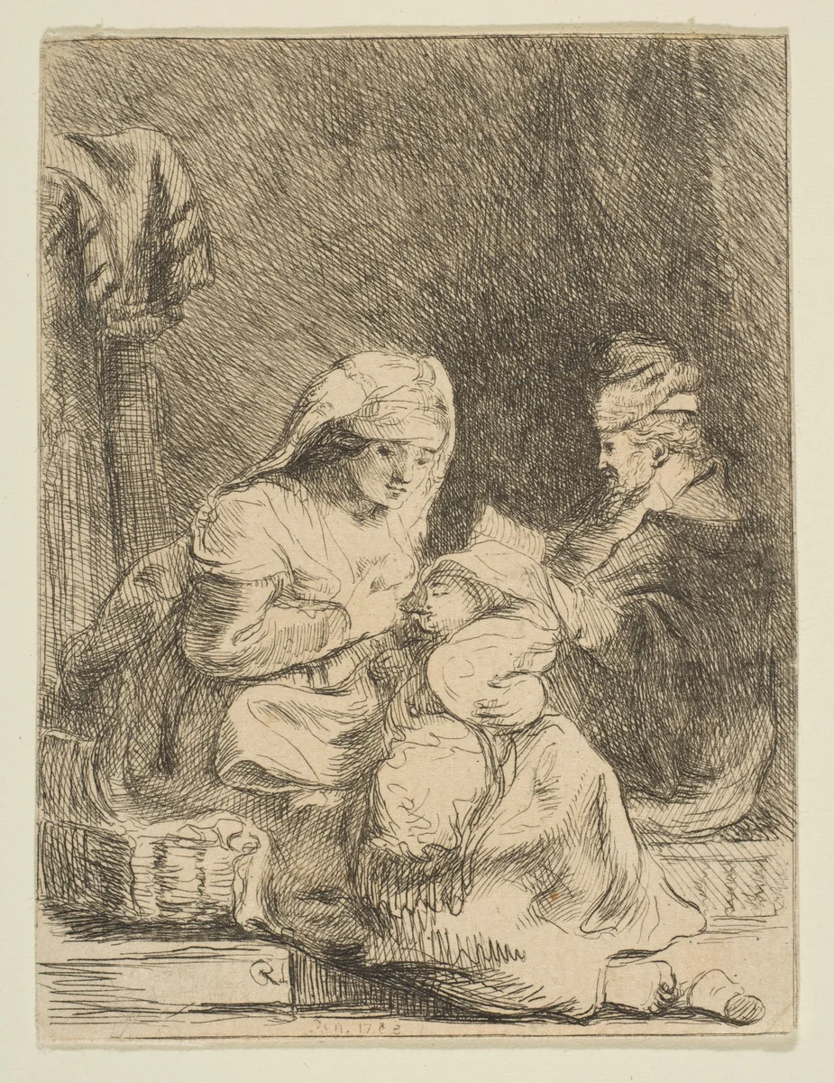 The Holy Family by Dominique Vivant Denon, print, 1783