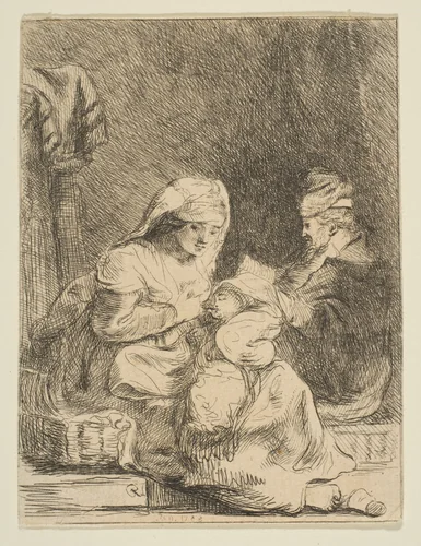 The Holy Family by Dominique Vivant Denon, print, 1783