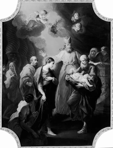 The Presentation in the Temple by Stefano Pozzi, painting, 1707-1768