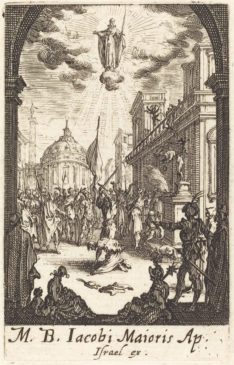 The Martyrdom of Saint James Major by Jacques Callot, print, 1634-1635