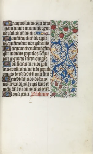 Book of Hours (Use of Rouen): fol. 41r by Master of the Geneva Latini, book, 1465-1475