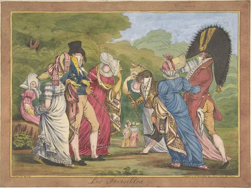 Les Invisibles (The Invisible Ones) by William Brocas, print, 1810