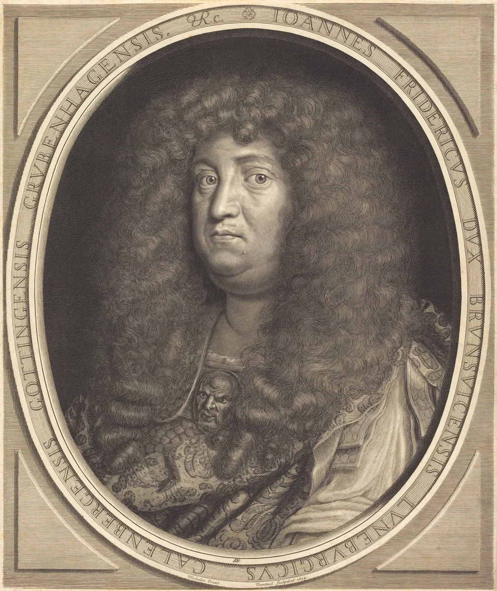 Jean-Frederic, Duc de Brunswick-Lunebourg (Hanover) by Robert Nanteuil
Jean Michelin, print, 1674