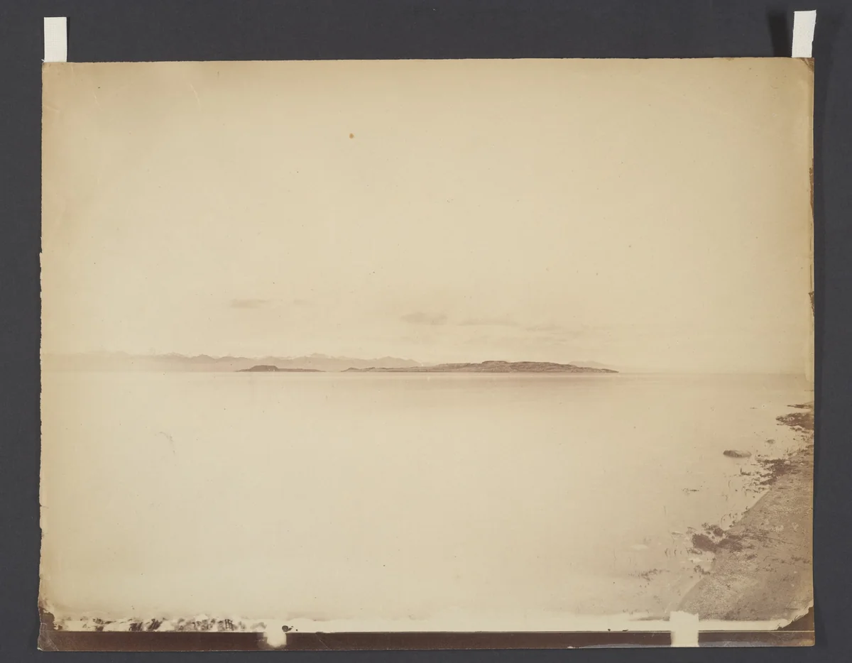 Volcanic Islands in Mono Lake, California by Timothy O'Sullivan, photograph, 1868