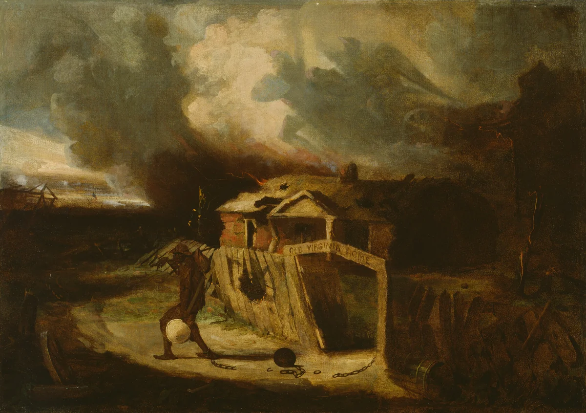 Old Virginia Home by David Gilmour, painting, 1864