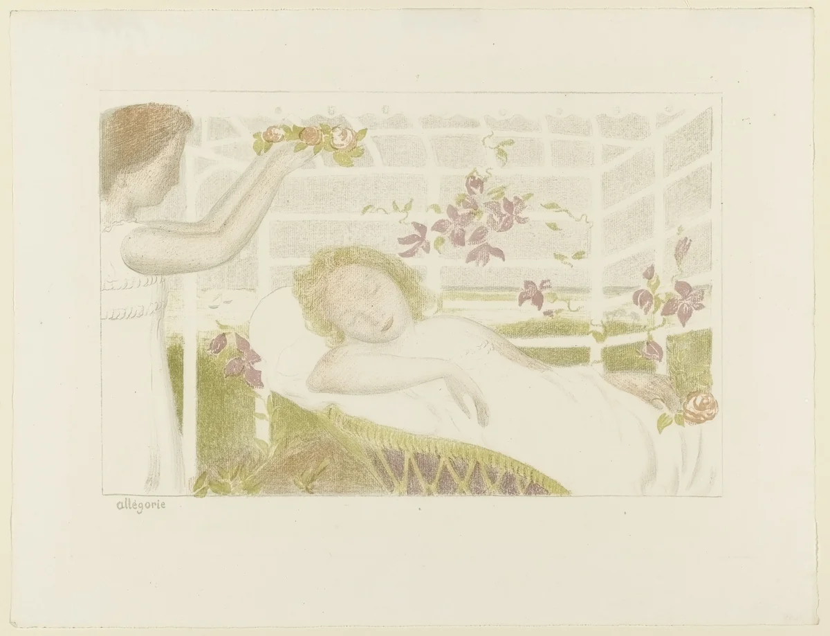 Allegory by Maurice Denis, print, 1898