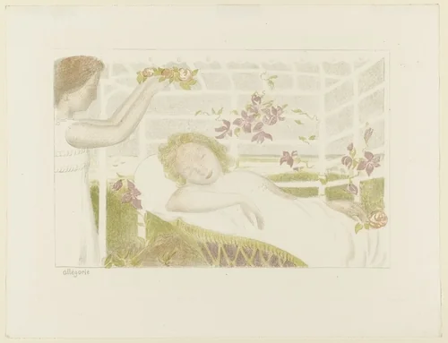 Allegory by Maurice Denis, print, 1898