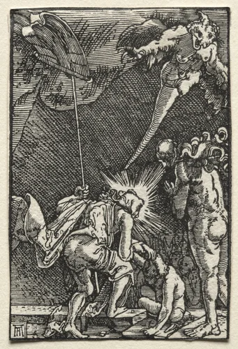 The Fall and Redemption of Man: Descent into Hell by Albrecht Altdorfer, print, 1510-1520