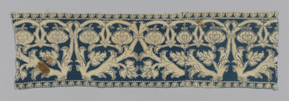Border by Italy, textile, 1601-1700