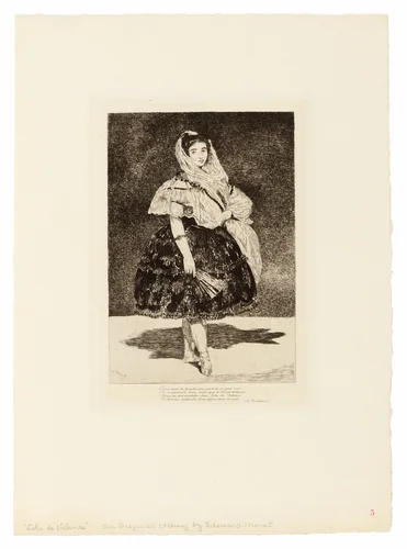 Lola de Valence by Édouard Manet
Charles Baudelaire, print, 1863