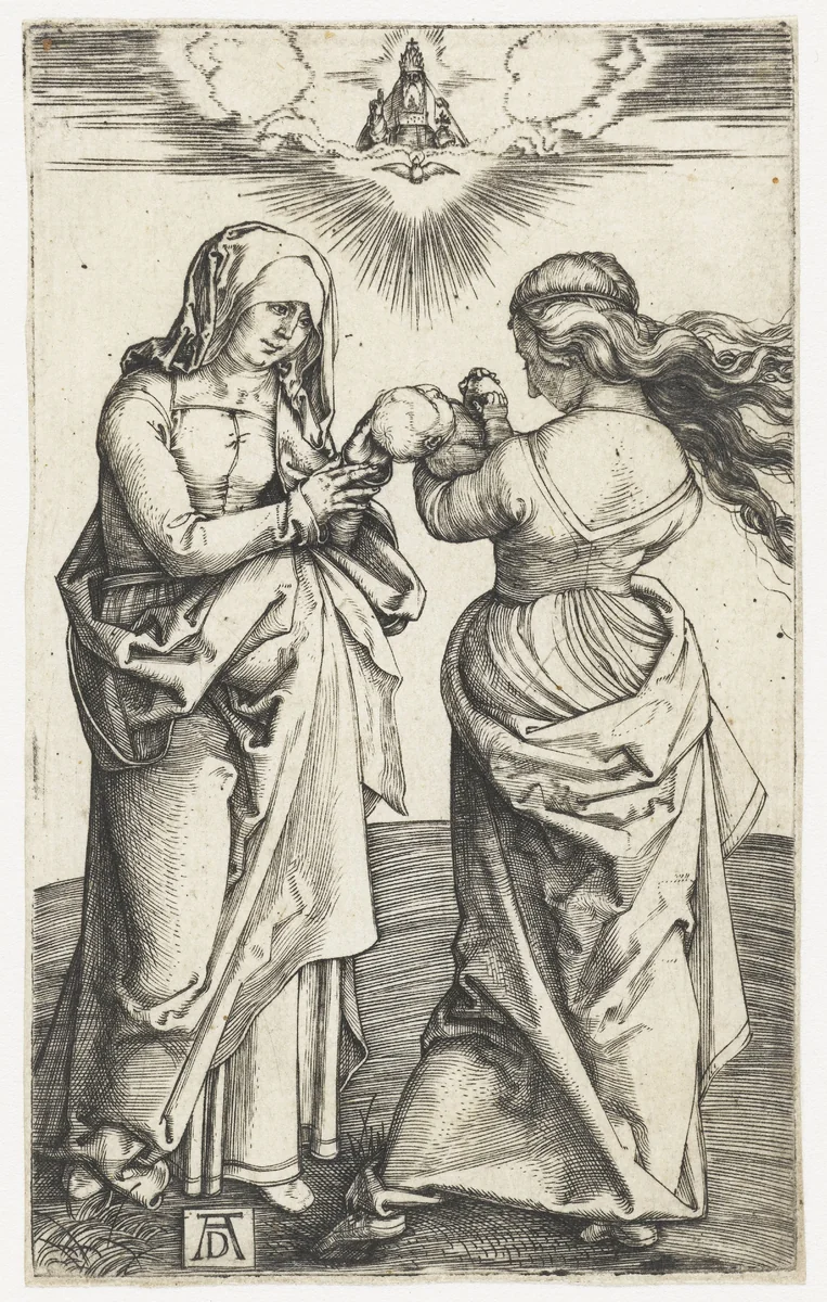 Anna te Drieën by Unknown, print, 1498-1502