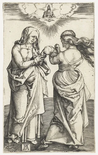 Anna te Drieën by Unknown, print, 1498-1502