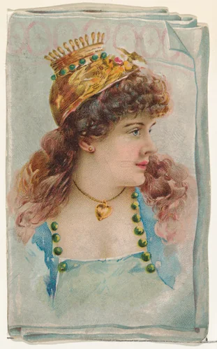 Folded paper, from the Novelties series (N122) issued by Gail & Ax Tobacco to promote Navy Long Cut by Gail & Ax Tobacco, print, 1889