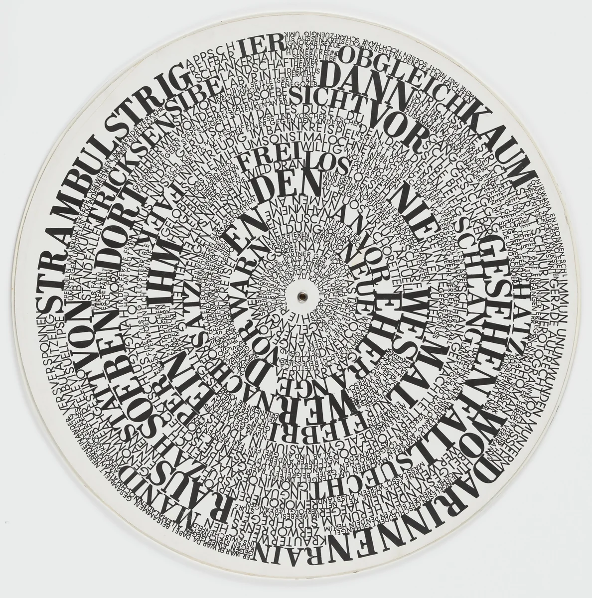 Who Whom if a Hunter by Ferdinand Kriwet, design, 1920